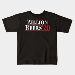 Barstool Sports Zillion Beers Election Kids T-Shirt